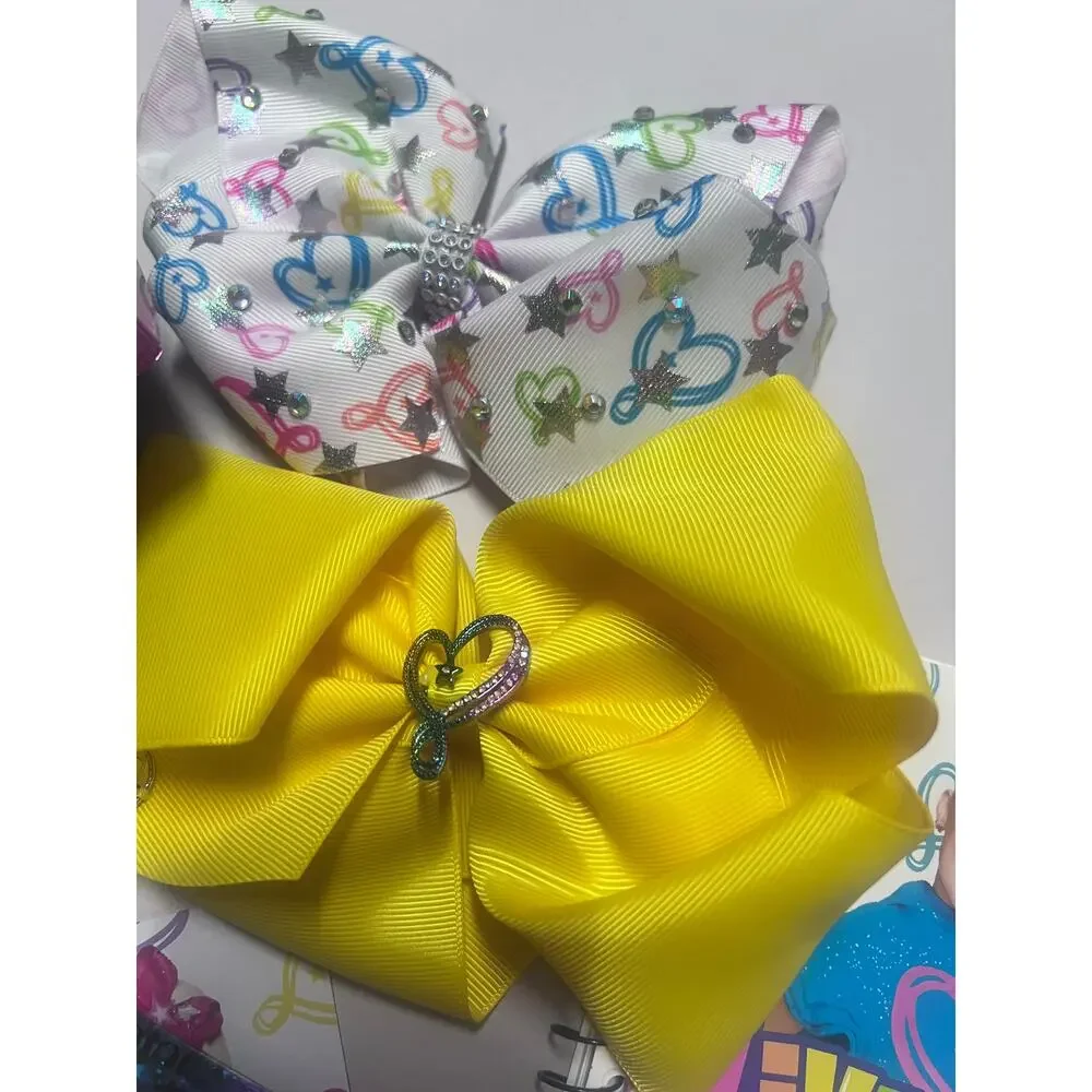 JOJO SIWA Bow Club BFF Collection Hair Bows Gift Set Limited Edition Plus MORE